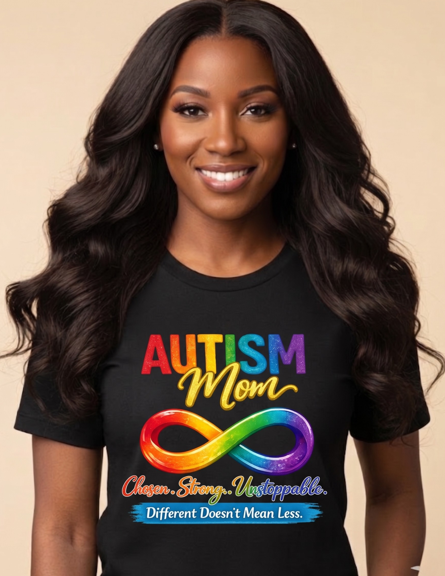 Autism Mom – Chosen. Strong. Unstoppable. | Autism Awareness & Neurodiversity Support Shirt