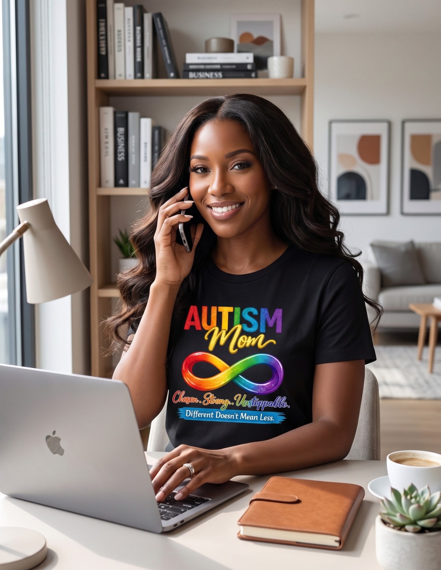 Autism Mom – Chosen. Strong. Unstoppable. | Autism Awareness & Neurodiversity Support Shirt