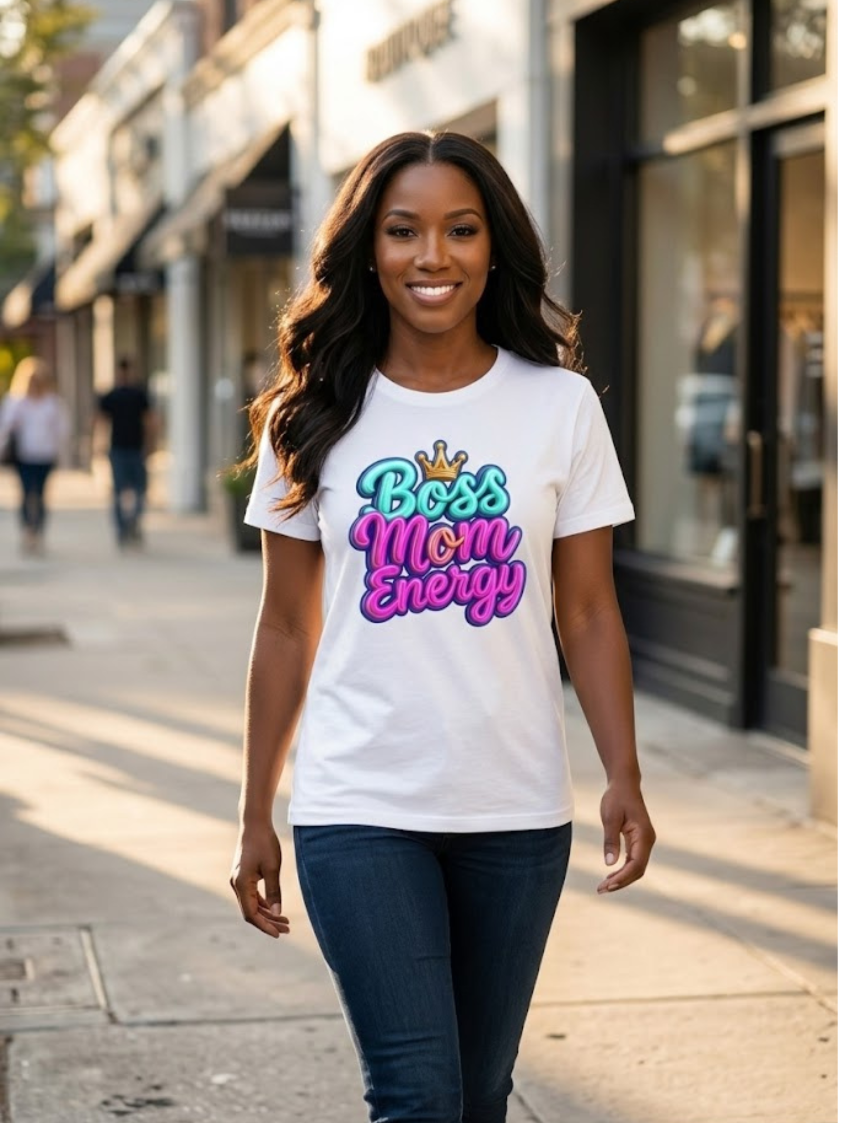 Boss Mom Energy Tee | Everyday Empowerment for Moms