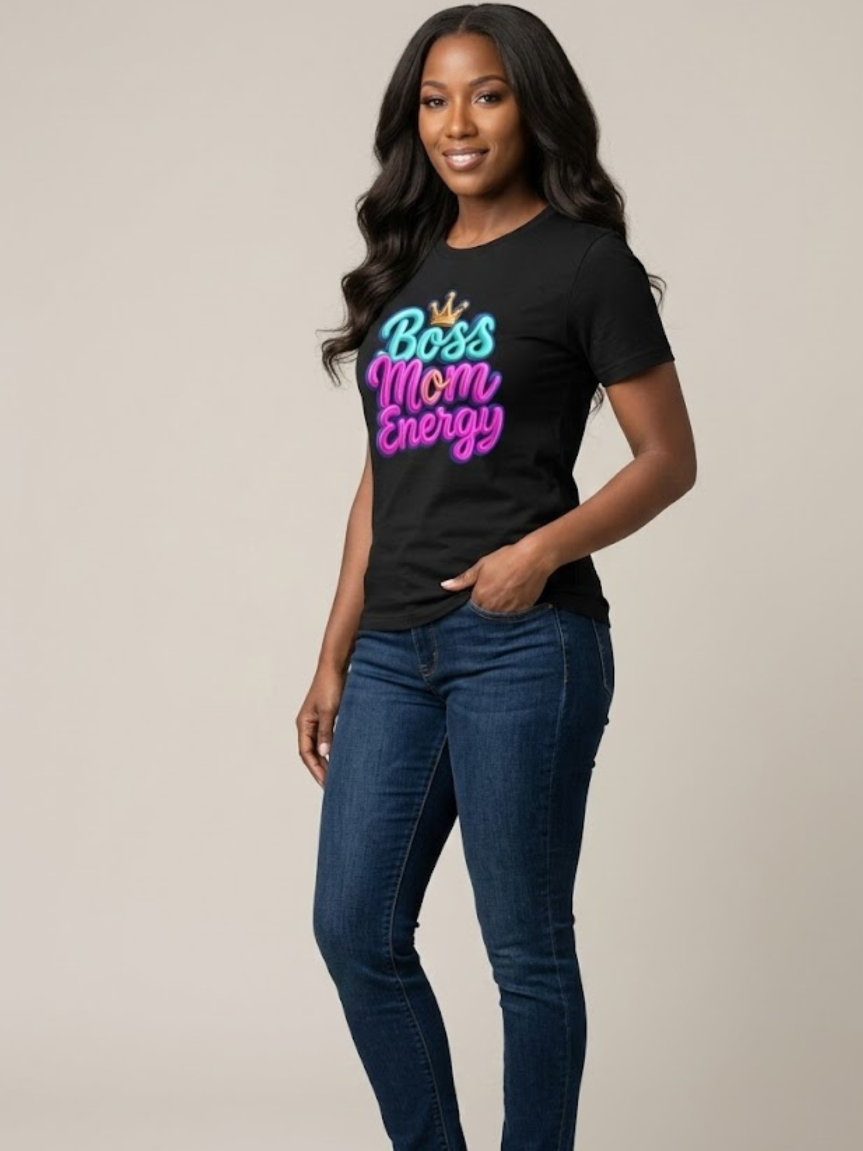 Boss Mom Energy Tee | Everyday Empowerment for Moms