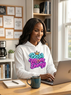 Boss Mom Energy Hoodie | Empowering Gift for Entrepreneur Moms |