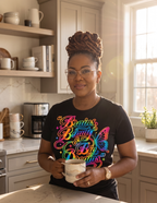 Brains, Beauty & Big Dreams Rainbow Tie Dye Butterfly Graphic Tee | Inspirational Shirt