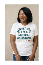 Trust Me I’m a Medical Assistant Shirt – Funny MA Gift, Healthcare Worker Tee, CCMA Graduation Gift