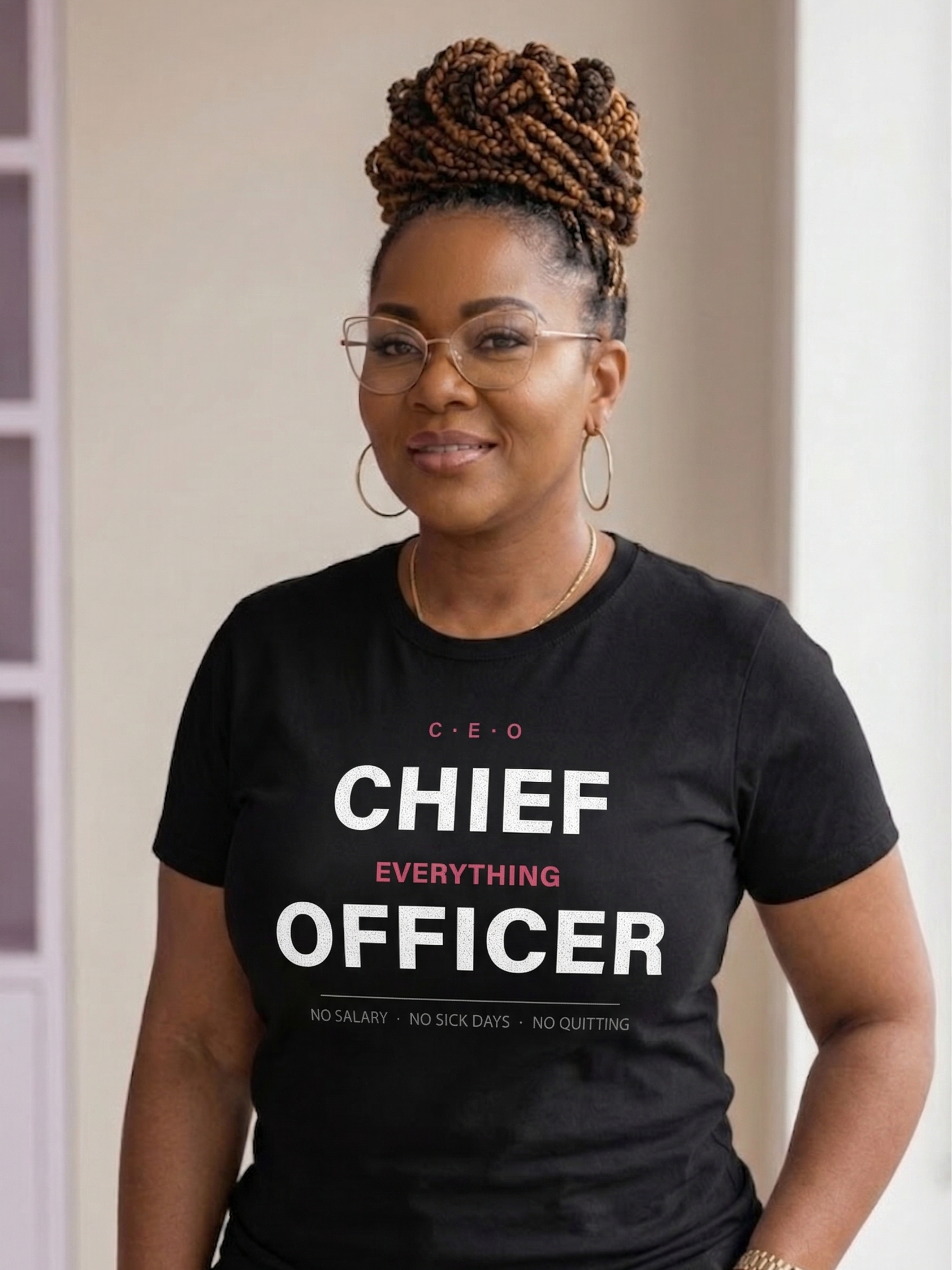 CEO Chief Everything Officer-Funny Mom Shirt | Mothers Day Gift Tee