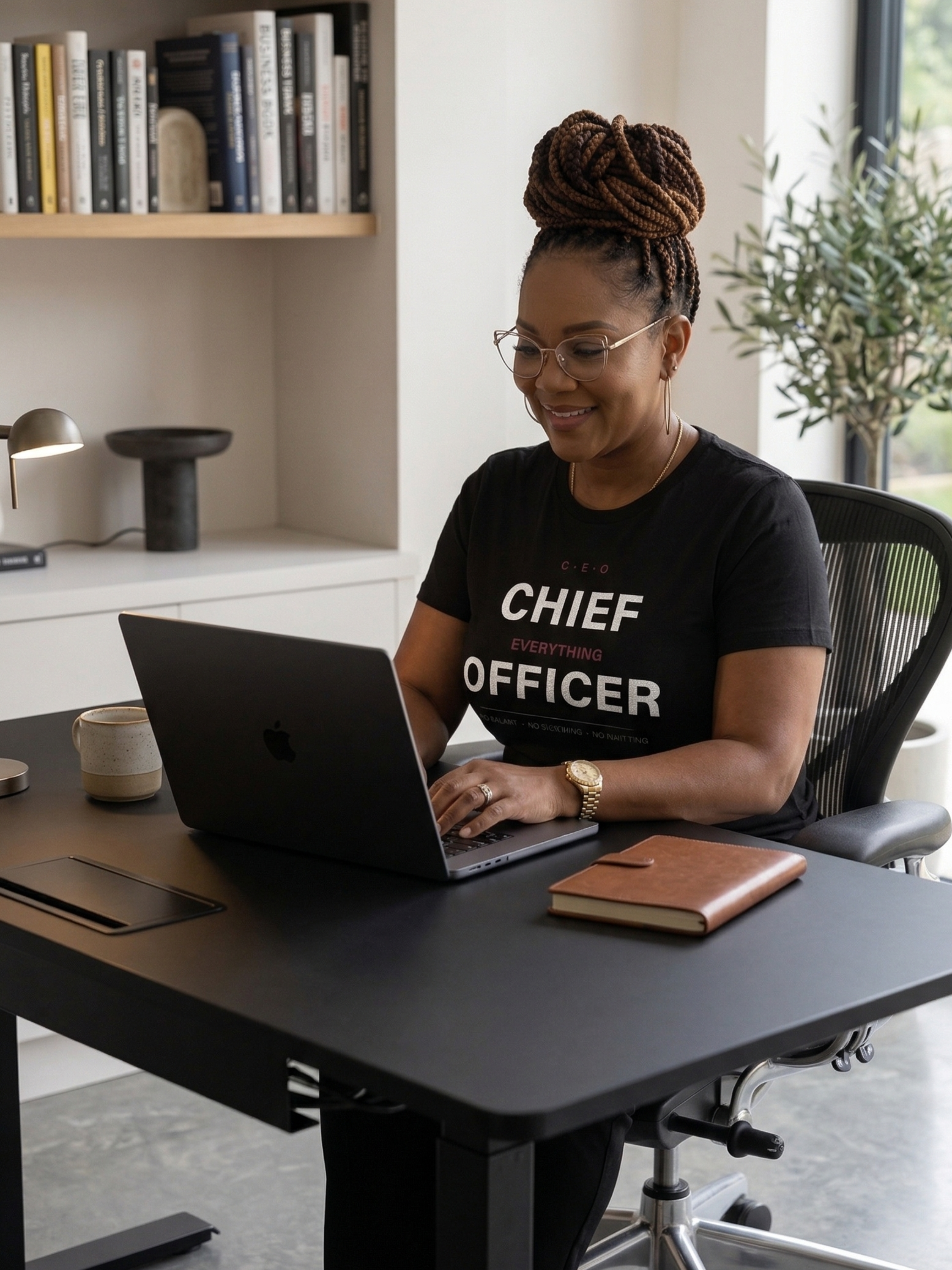 CEO Chief Everything Officer-Funny Mom Shirt | Mothers Day Gift Tee