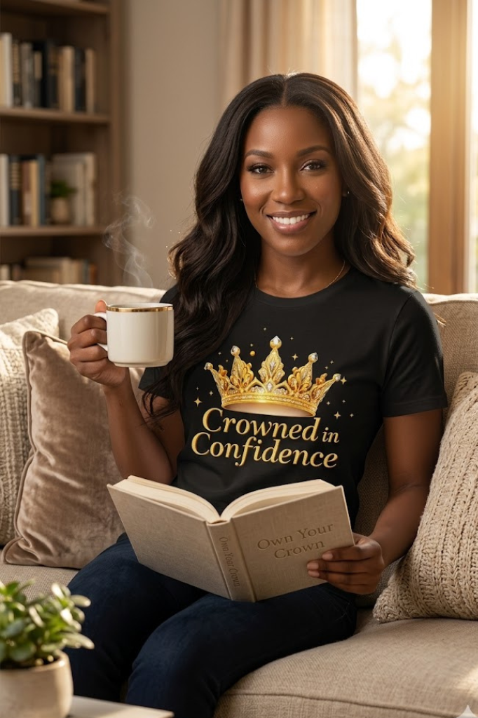 Crowned In Confidence T-Shirt | Empowering Women’s Graphic Tee