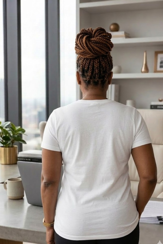 Boss Grandma T-Shirt | Empowered Grandmother Graphic Tee | Entrepreneurial & Loving Grandma Shirt: Black Writing