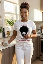 Messy Bun Coffee Run Grandma Fun Tee | Cute & Funny Grandma Shirt