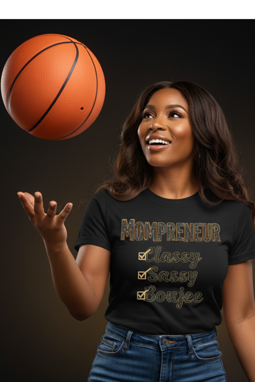 “Mompreneur – Classy Sassy Boujee Graphic Tee”