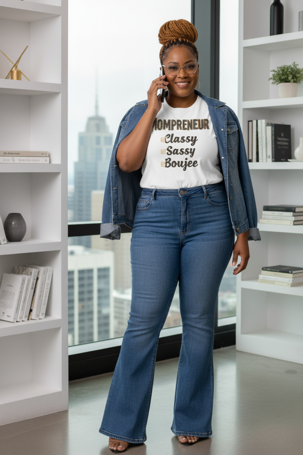 “Mompreneur – Classy Sassy Boujee Graphic Tee”